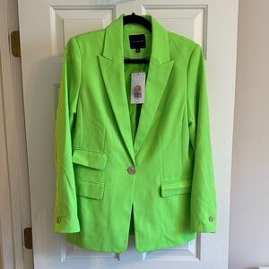 The Limited Neon Green Blazer NWT